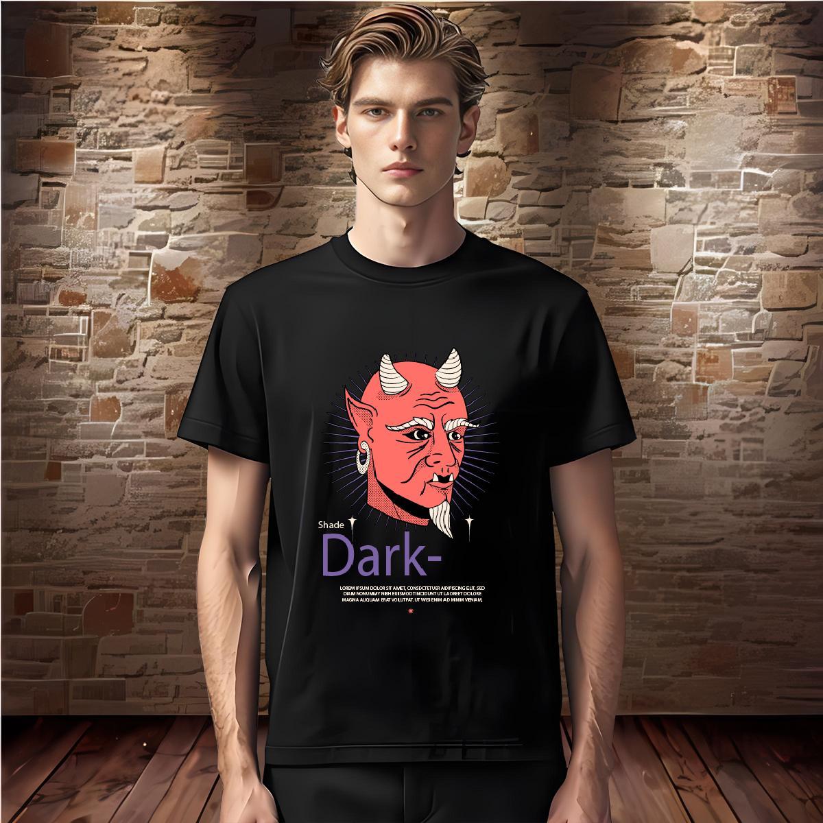 Brand Western style Man T Shirts Street wear Hip Hop Men Tshirts 230g 100% Cotton New Breathable Crew Neck Anime Print Tops Tees