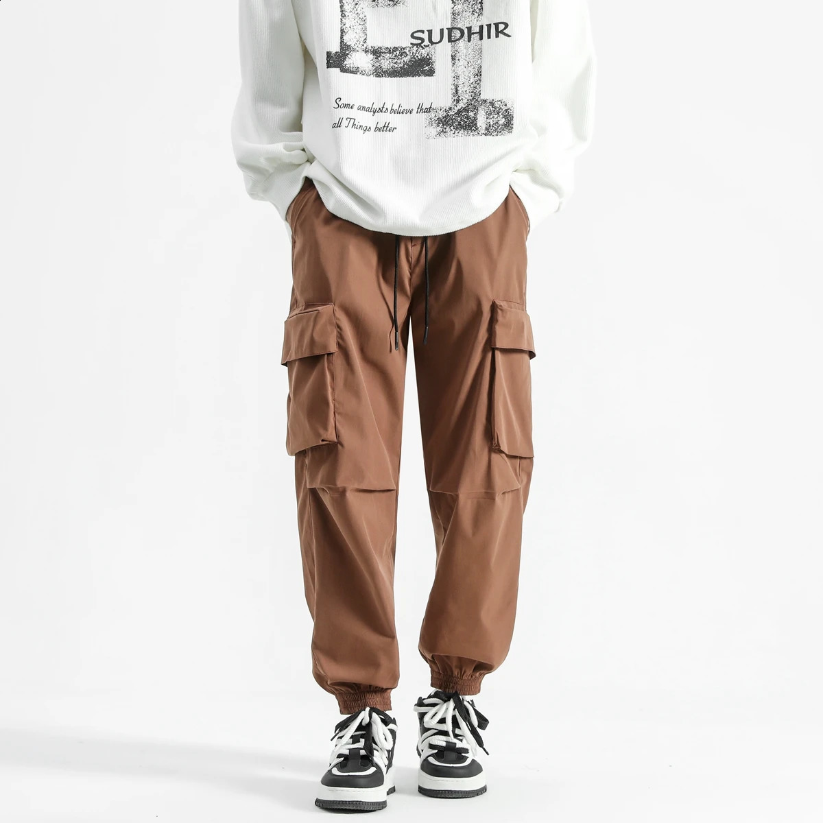 Mens Cargo Pants Summer Spring Work Wear In Large Size 5XL Casual Climbing Joggers Sweatpants Hombre Autumn Trousers 240822