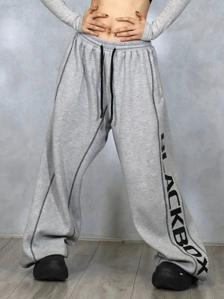 HOUZHOU Y2k Vintage Baggy Joggers Sweatpants Woman Oversize Korean Fashion Sports Pants Japanese Style Harajuku Hip Hop Trousers 240821