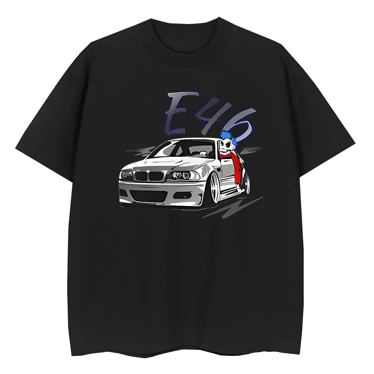 New Women T Shirts 230g Cotton Short sleeve Soft Home Outdoor car Womens Tshirts Designer Nice DIY Anime Printed Top Tees