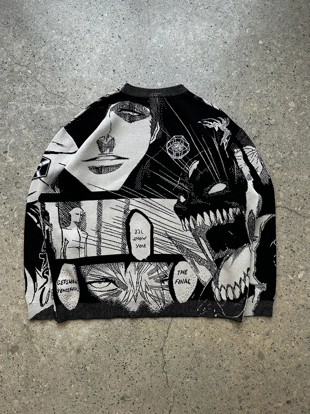 2000S Mens Anime Printed Y2K Hoodie Sweatshirt Harajuku Pattern Street Long Sleeve Hoodie 240821