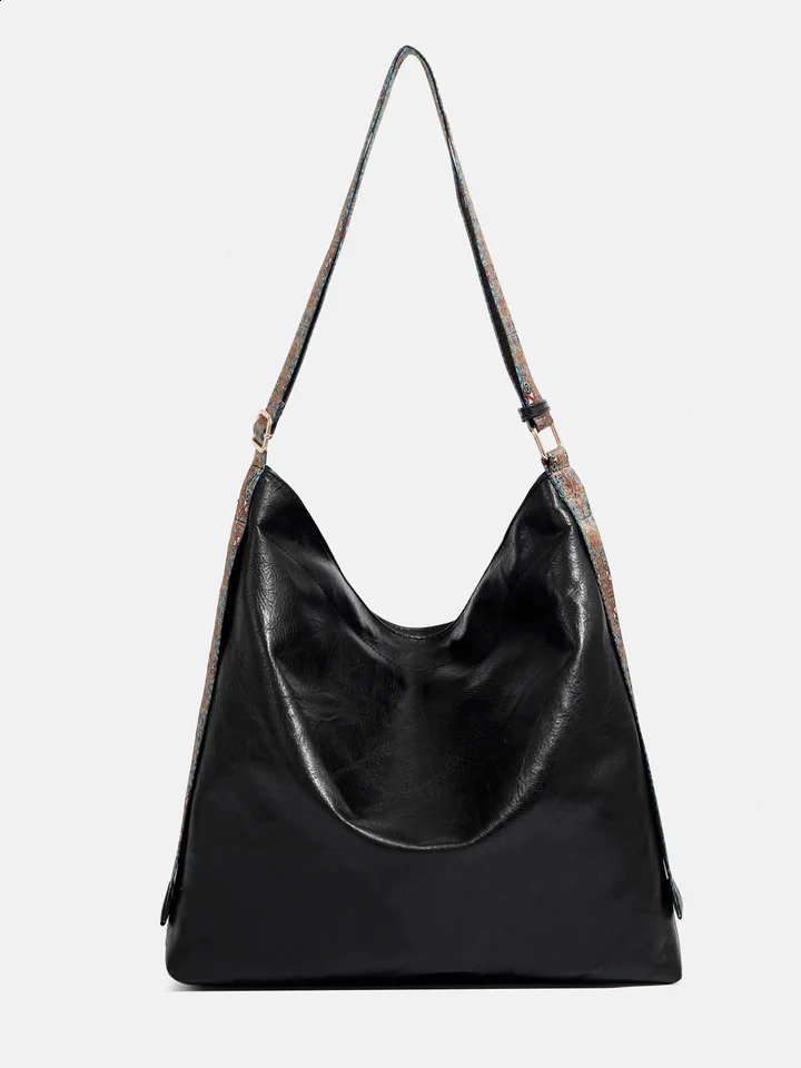 Large capacity fashionable and textured commuting bag for womens versatile single shoulder underarm tote highend flor 240821