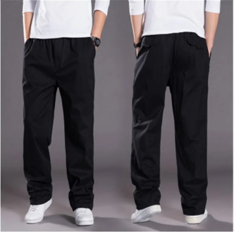 FGKKS Outdoor Casual Pants For Men Solid Color Large Pocket Breathable Pants High Quality n Casual Pants For Men 240822
