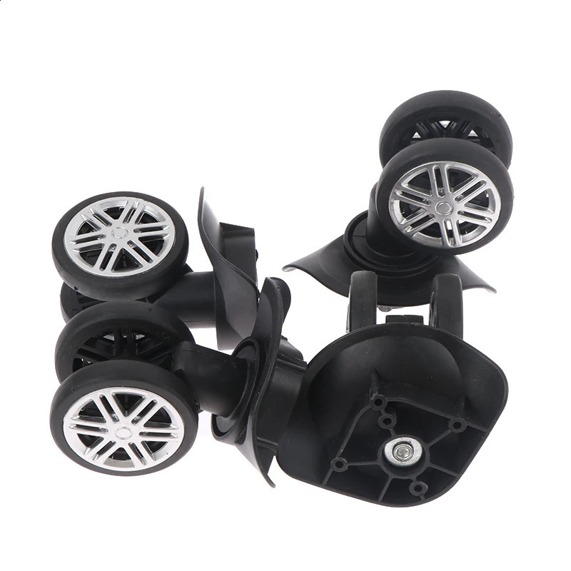 2Pair Universal Replacement Wheels Trolley Case Luggage Wheel Repair Travel Suitcase Parts Accessories Wheel 240821