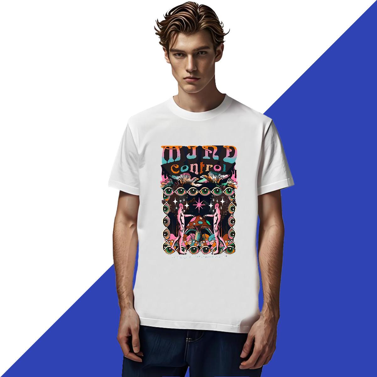 Free Shipping Men Tees Hip Hop Street 230g Pure Cotton Custom Anime Breathable Crew Neck eyes Men T Shirts 2024 New Tops Shirt