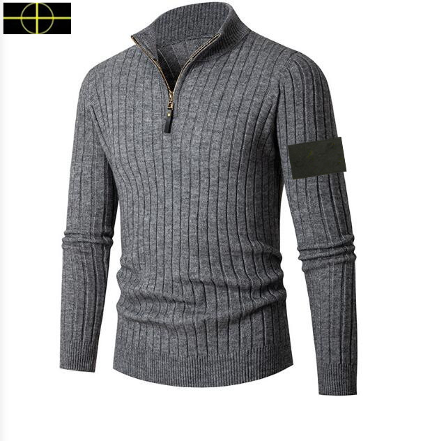 stone jacket isalnd cargo jumper men women Men's Luxury Wool Cardigan Design, Slim Fit, Classic Plaid Knit Pullover for Business & Casual Wear