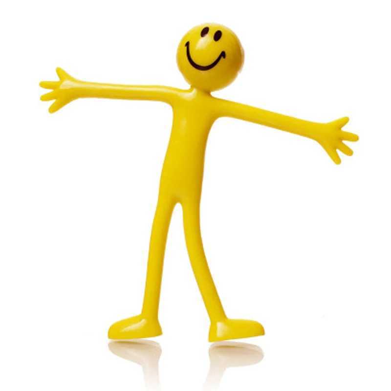 5Pcs Funny Expression Bendy Men Toy Novelty Cool Gadgets For Kids Party Favours Birthday Gift Juegos De Fiesta Kinder Spielzeuge Y240827