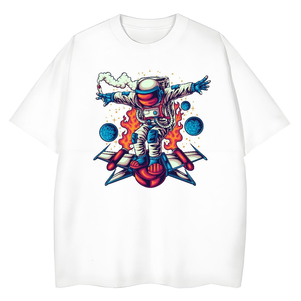 Free Shipping Tshirt for Man Woman 230g Cotton universe Sports Street Wear T-Shirts for Women Breathable Cartoon Anime Tshirts