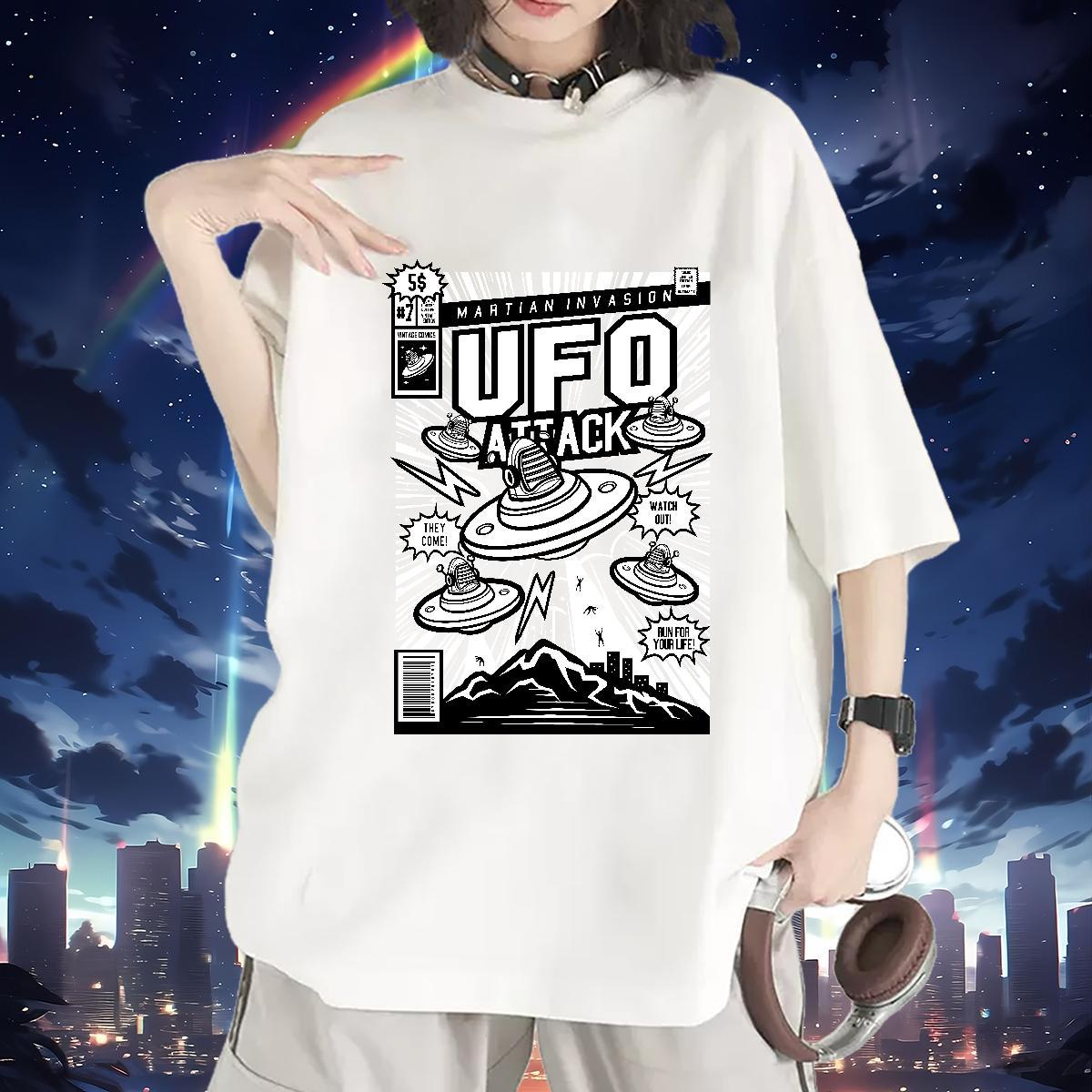 Fashion Casual T Shirts Women O-Neck Short Sleeve 230g Pure Cotton Tshirt for Man Woman Customized ET Sport Loose Wear