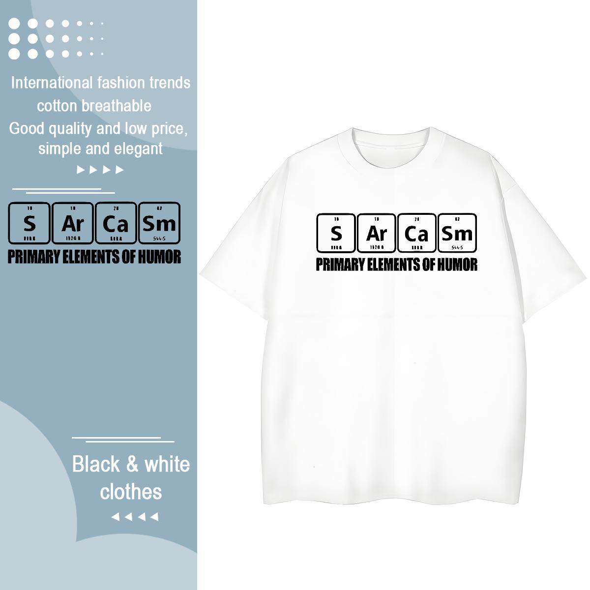 Free Shipping Womens Tshirts 100% Cotton 230g letter Outdoor Womens T Shirts Breathable Crew Neck Black White Wear