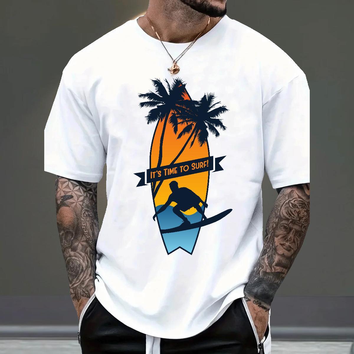 Unisex Mens Tshirts Anime Printing Street 100% Cotton 230g Graphic Breathable Crew Neck beach T-Shirts for Men Fashion Clothings