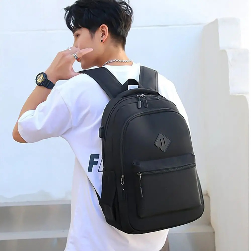 Smart USB Charging Versatile Backpack Large Capacity Durable Computer Bag Waterproof Travel for College Students 240822