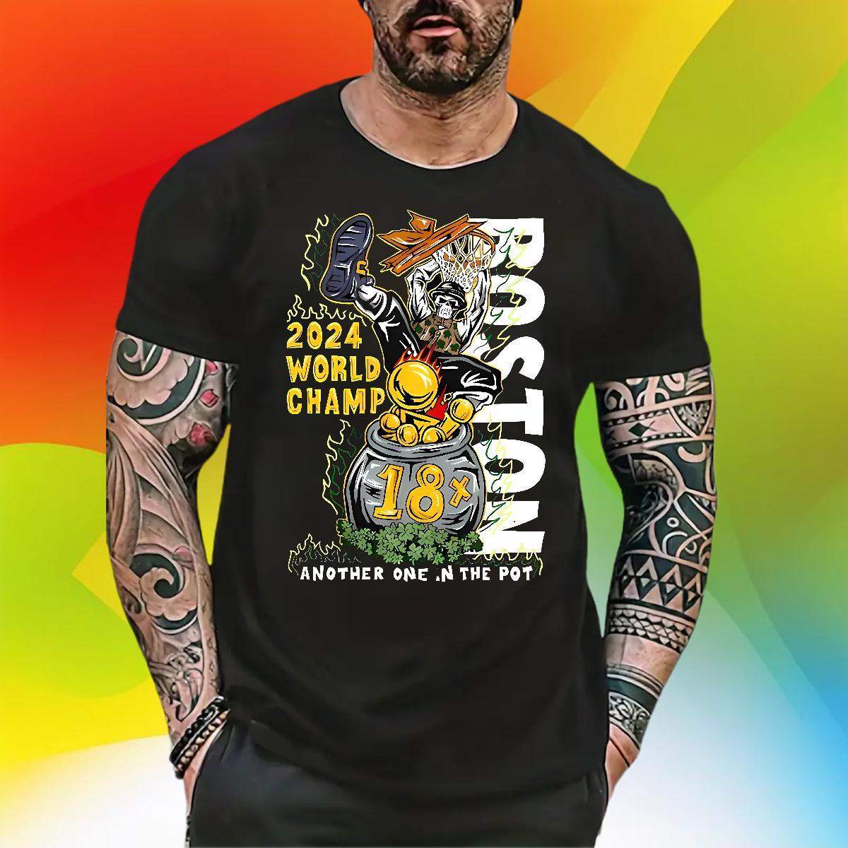 Loose skull T-Shirts Spring Summer Men Tops Tees 230g Cotton Classic Breathable Cartoon Print Wear