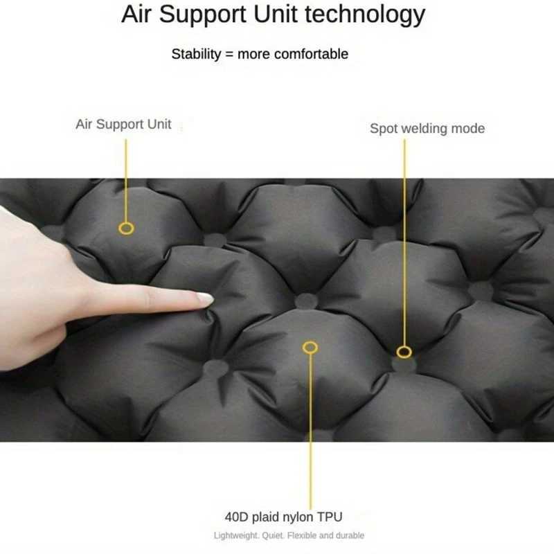 Air Cushion Premium Seat Cushion Waterproof Wear-resistant Comfort for Airplane Car Seats Quick Inflate/deflate Ultimate AirXJ240821