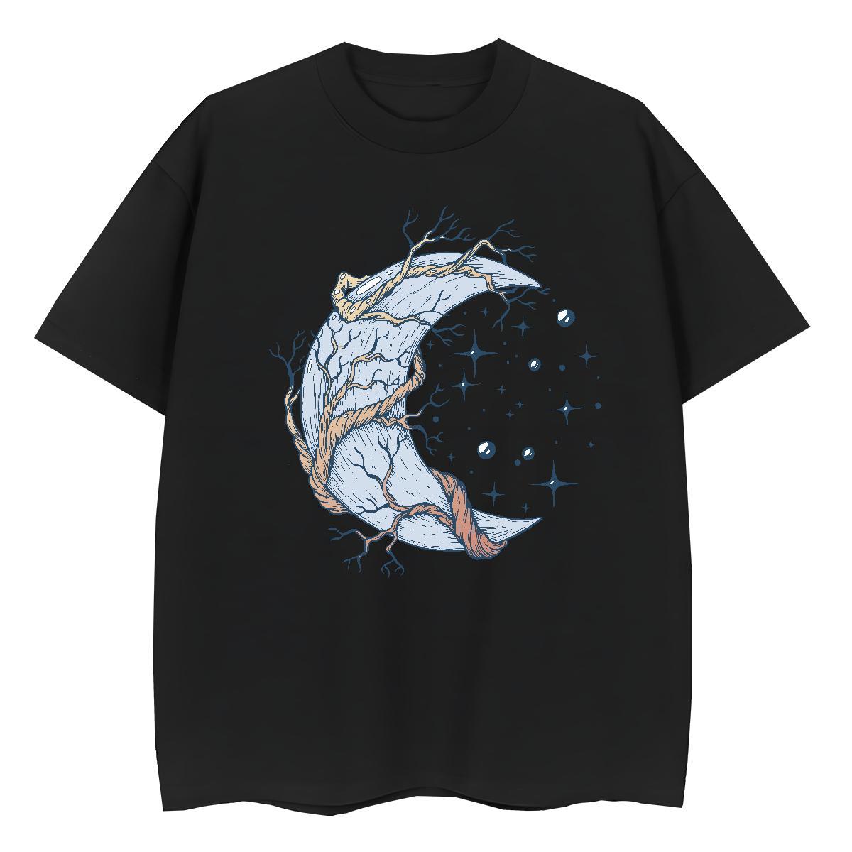 Stylist T shirt Crew Neck Breathable 230g Cotton Unisex Tshirts Black White ET Daily Outfit Wholesale Tee Shirt