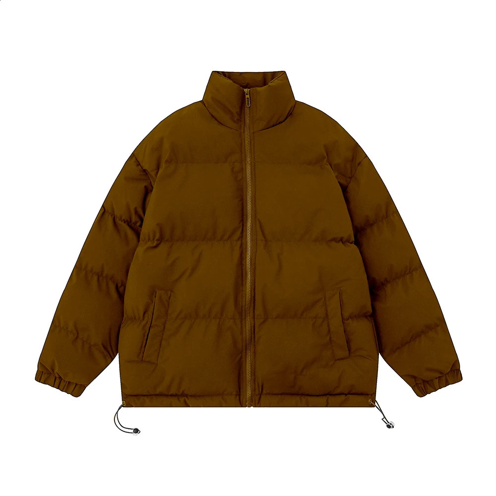 LAPPSTER Y2K Korean Fashion Thick Puff Jacket Black Winter Harajuku Park Street Clothing Quilted Coats 240822