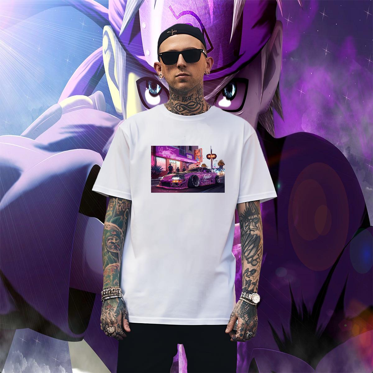 Loose car T-Shirts Outdoor Mens Tshirts 230g 100% Cotton Free Shipping Short Sleeve O-Neck Customized Print Clothings