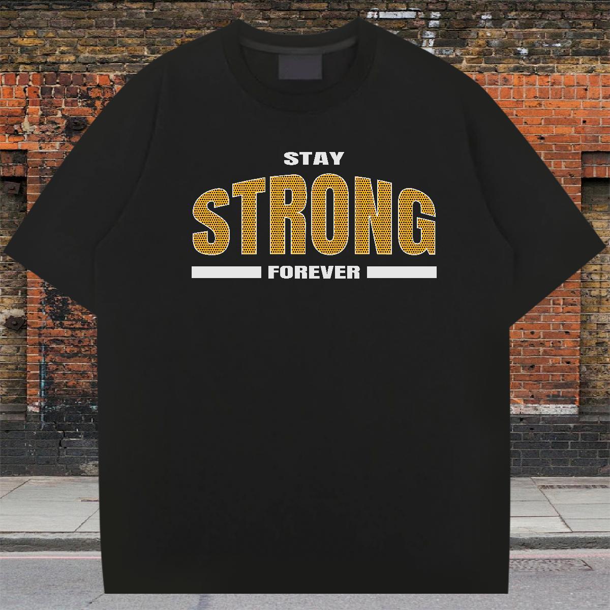 Comfortable Men Tees Street Wear 230g 100% Cotton Graphic Pure Cotton letter T Shirts Men Fashion Design Tshirts