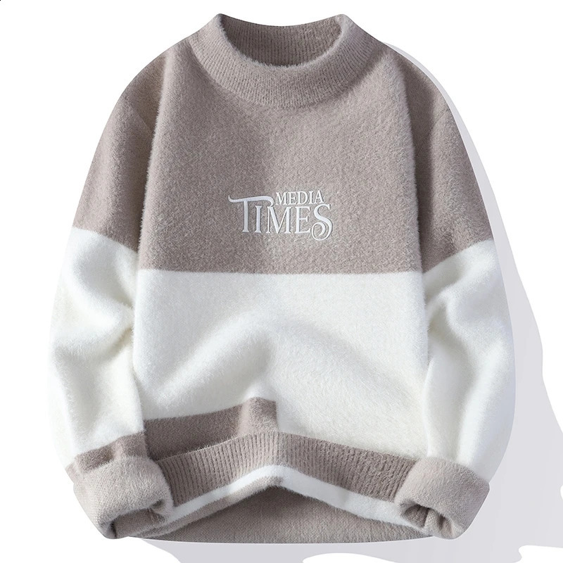 arrivals in High neck mens highquality sweaters for winter autumn fashion and floral 240821
