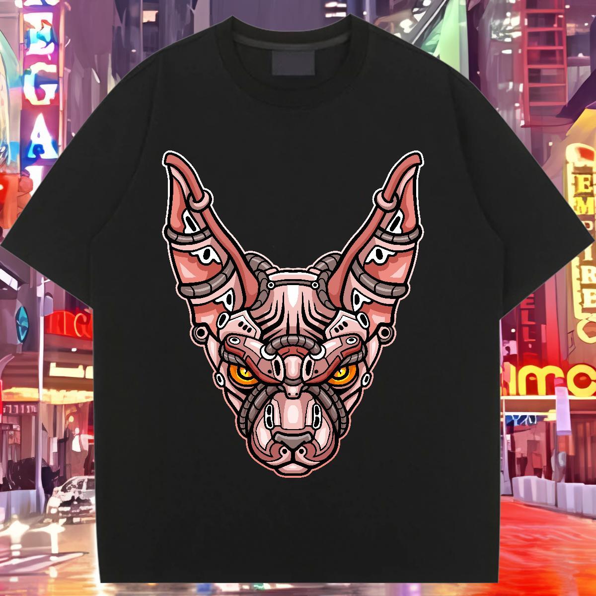Designer T-Shirts for Women Breathable Crew Neck 230g 100% Cotton Unisex Tshirts Cartoon Printing L-4XL ET Hip Hop Loose Clothings