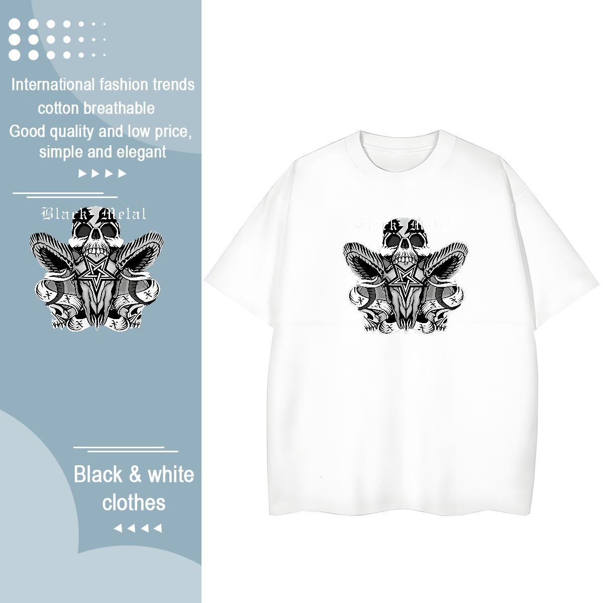 Casual New T Shirts Women 230g Cotton Breathable Short Sleeve Hip Hop Street angry Couples T Shirts Designer DIY Anime Printed Clothes Shirt