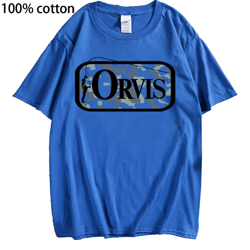Fashion Orvis Tshirt Boys and Girls Clothing Fun Top Summer Youth y2k Fishing 240822