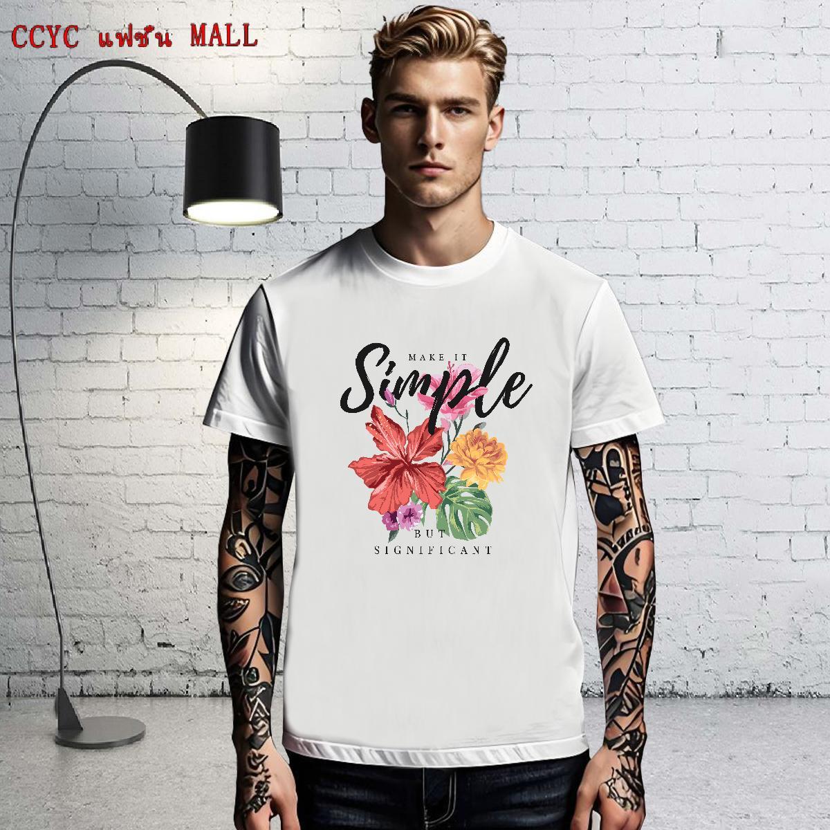 TOP Quality Men Tees Casual Daily Wear 230g Cotton Anime Print Breathable Crew Neck letter Mens T Shirts Fashion Casual Polos