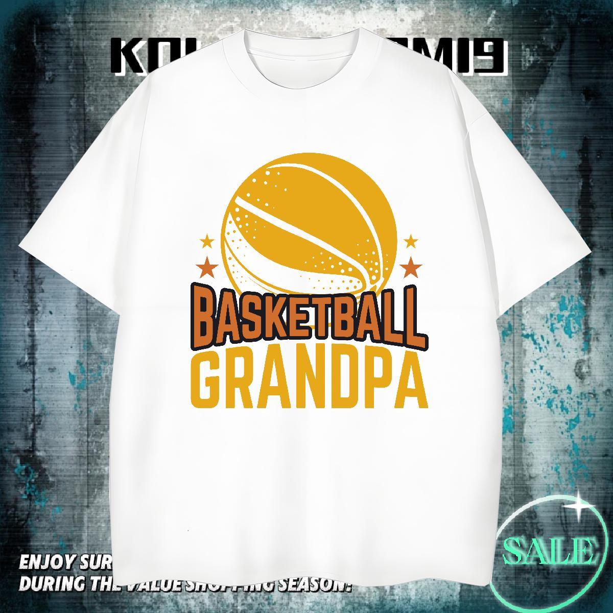 Cool Mens Tshirts Street wear Hip Hop 100% Cotton 230g Customized Short Sleeve O-Neck basketball T Shirts Men 2024 Summer Top Tees