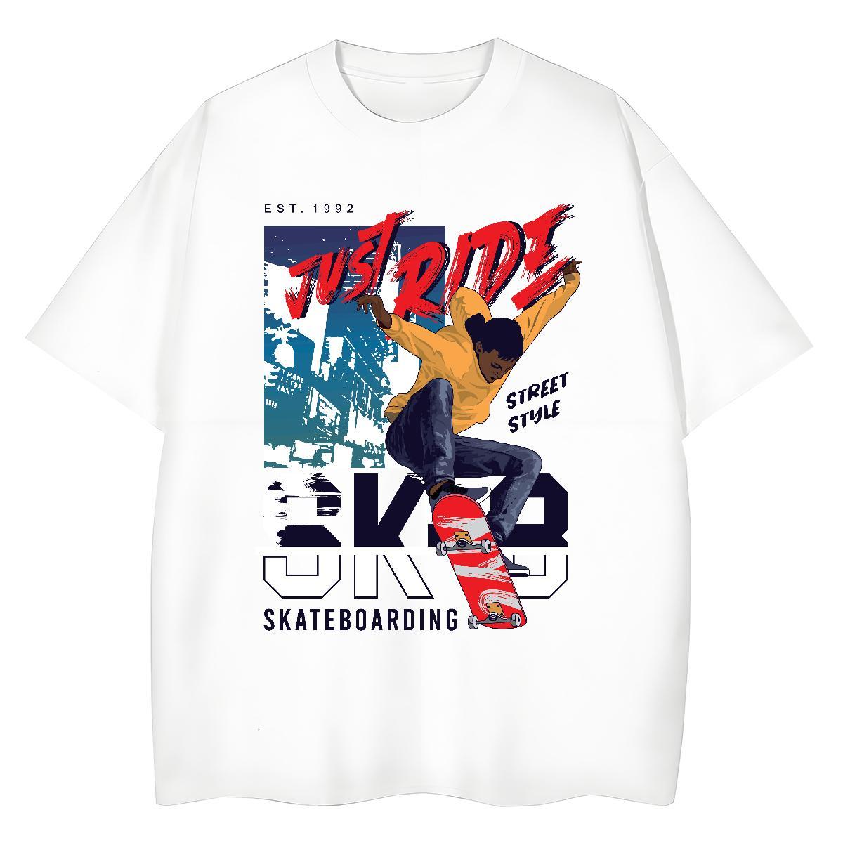 DIY T Shirt For Woman Breathable Crew Neck 230g 100% Cotton Couples T Shirts Plus Size Custom person Sports Casual 5A Clothes Shirt