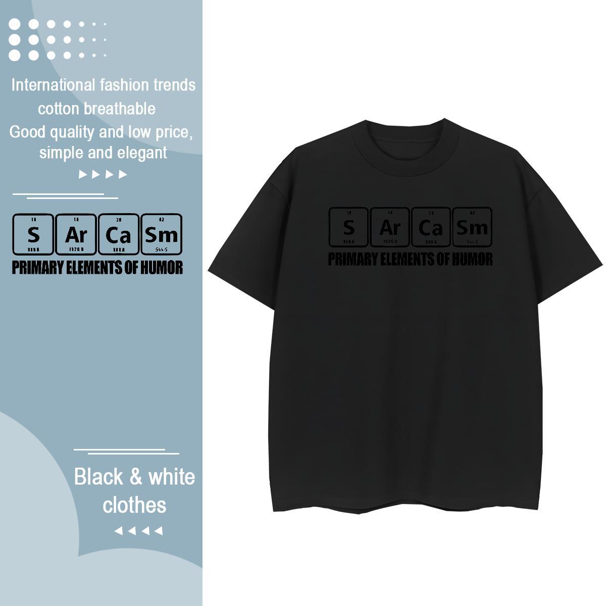 Free Shipping Womens Tshirts 100% Cotton 230g letter Outdoor Womens T Shirts Breathable Crew Neck Black White Wear