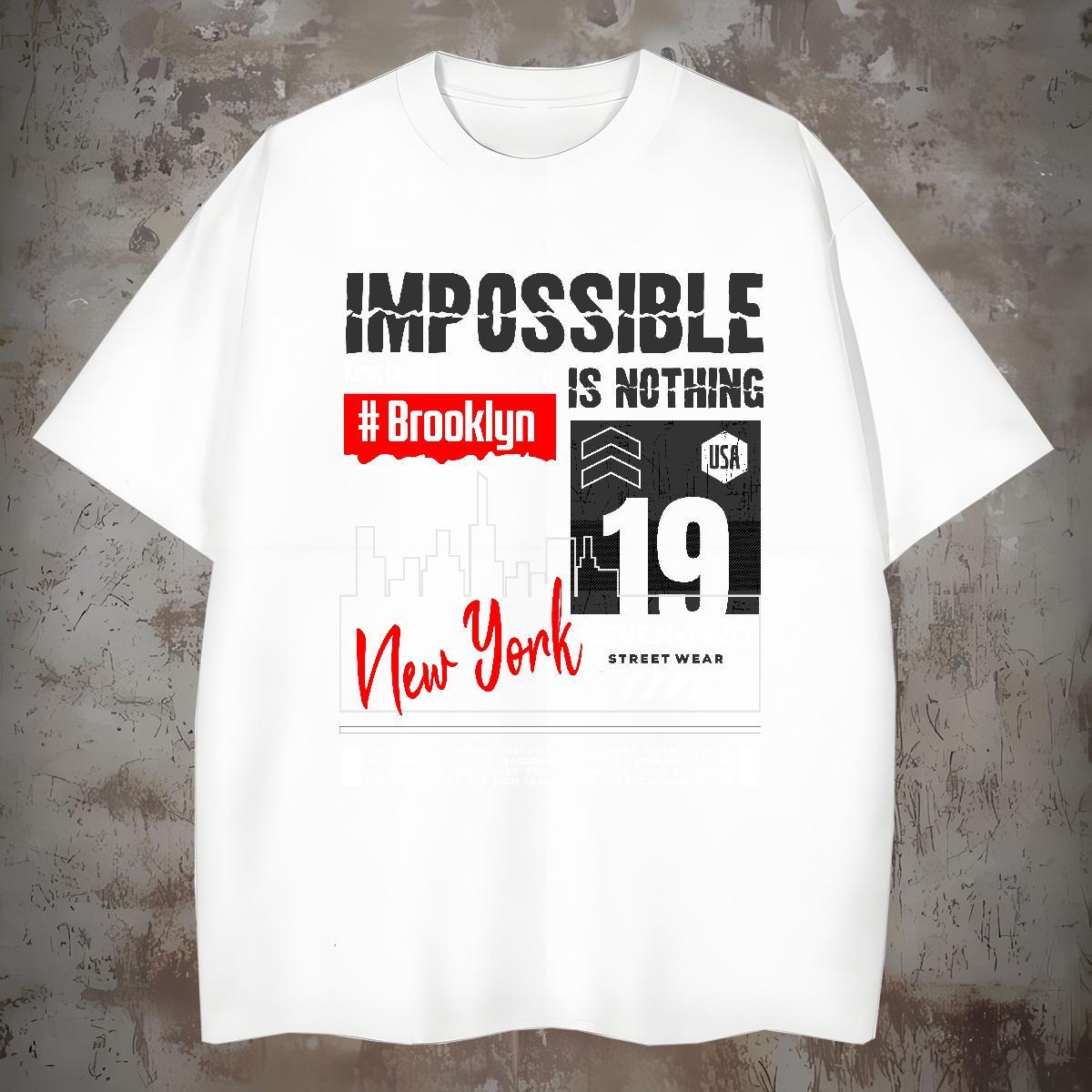 Comfortable NEW YORK T Shirt For Man Daily Outfit Men Tshirts 230g 100% Cotton Factory Direct Short Sleeve O-Neck Graphic Tops Shirt