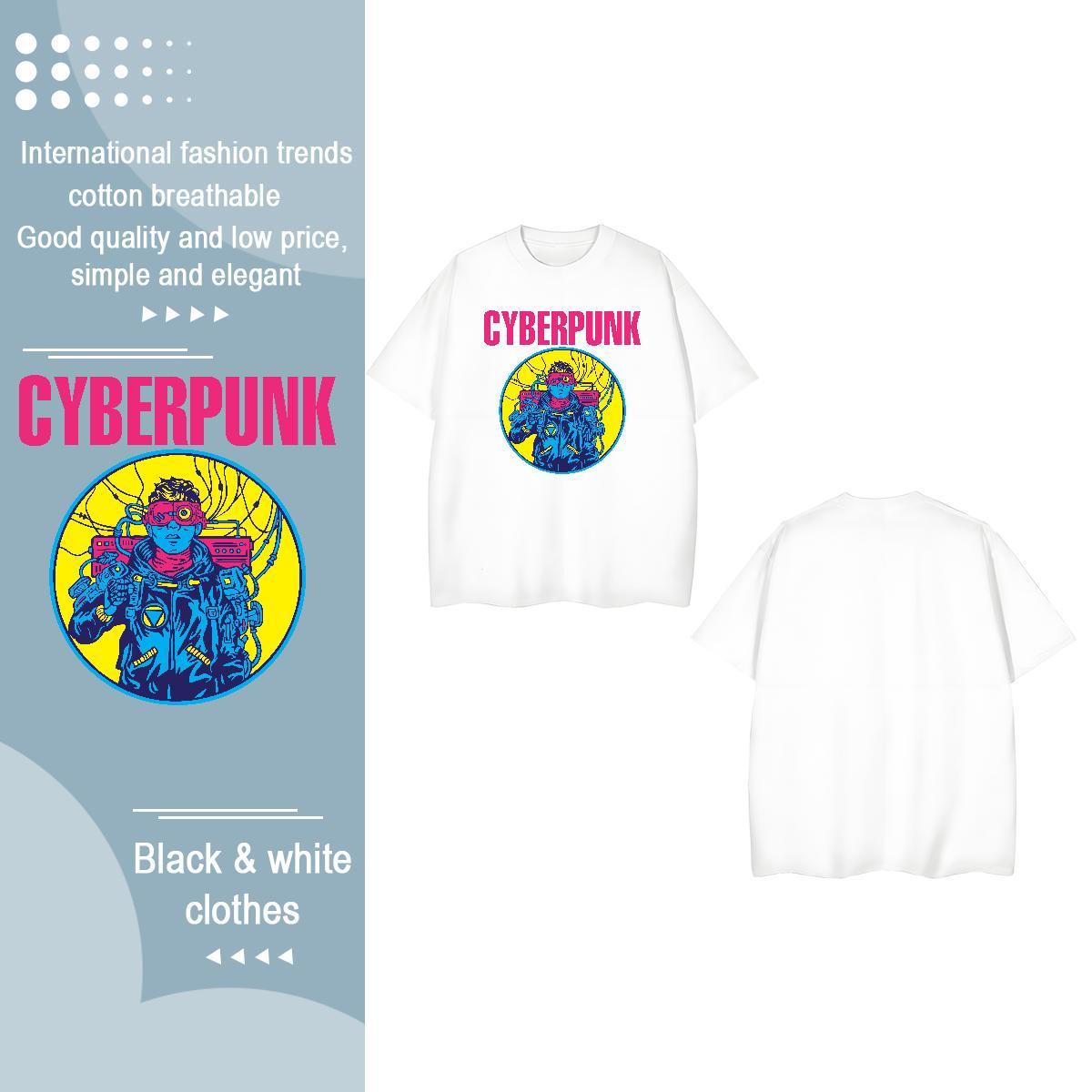 Factory Direct T-Shirts for Women Breathable Crew Neck 100% Cotton 230g Lady T shirt Anime ET Daily Wear Nice Clothings