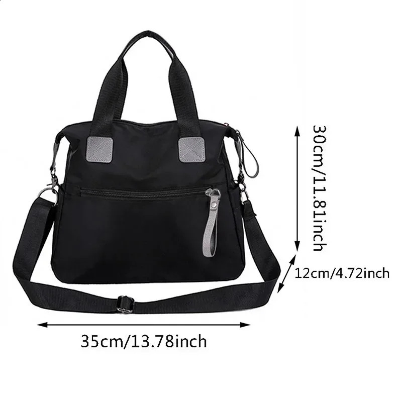 Arrival Nylon Women Messenger Bags Casual Large Capacity Ladies Handbag Female Crossbody Shoulder Waterproof 240821