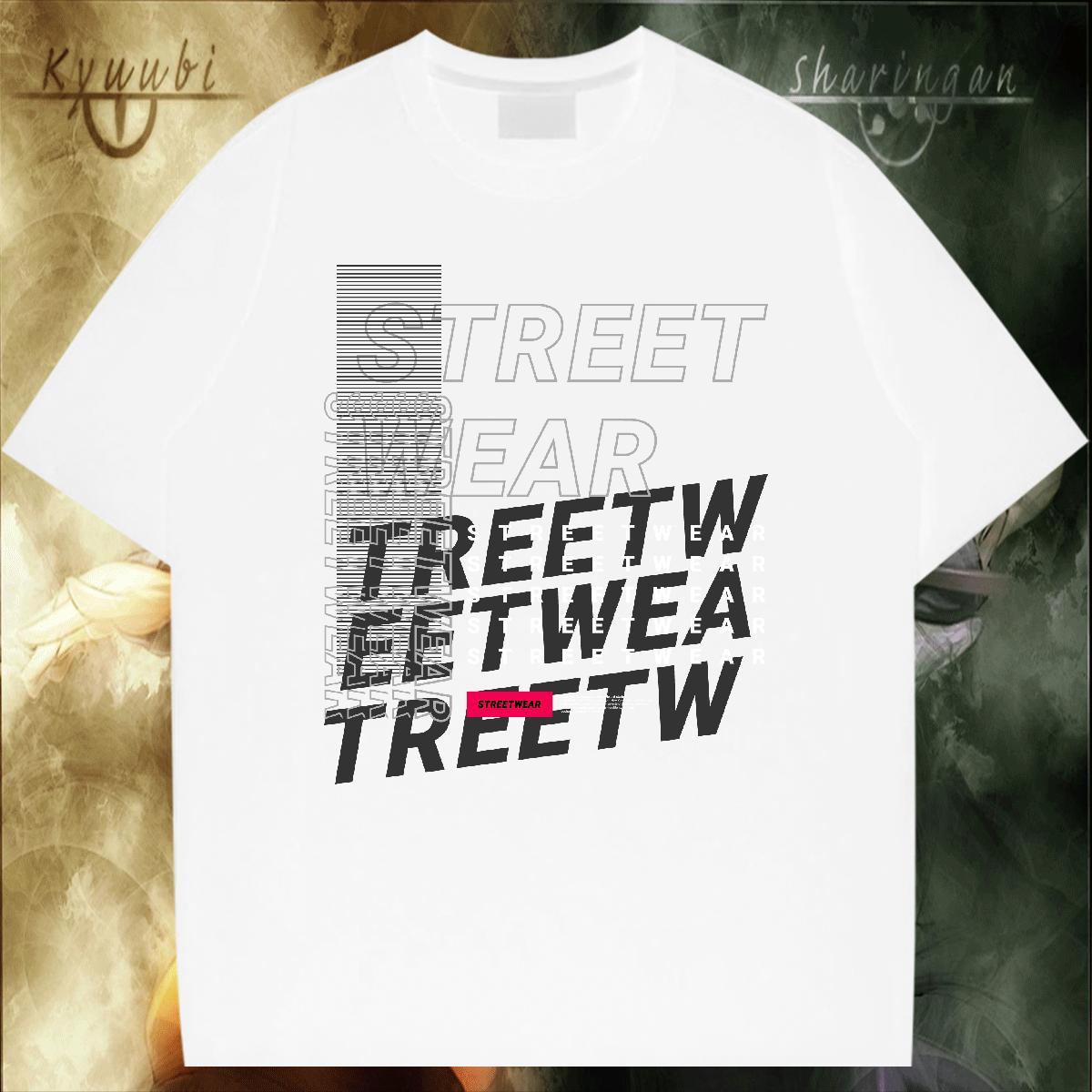 Comfortable letter T-Shirts Daily Outfit Men Clothes T-Shirt 230g Cotton 2024 DIY Pure Cotton Custom Anime Top Tees