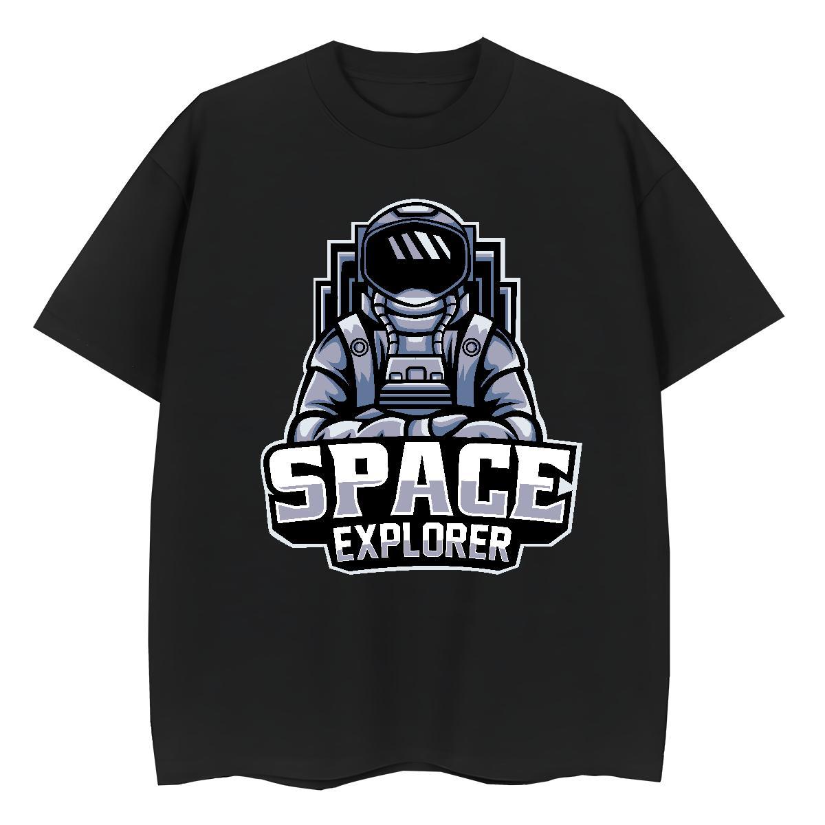 5A Tshirt for Man Woman 230g 100% Cotton universe Casual Sport T Shirts Women O-Neck Short Sleeve Plus Size Cartoon Top Tees