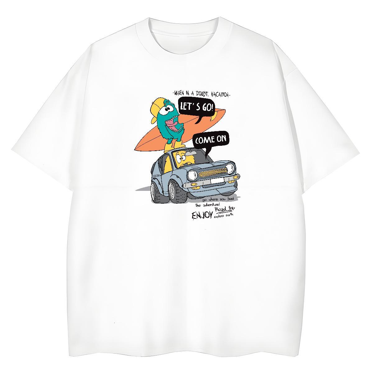 Comfortable Women Tees 230g Cotton USA Sports Casual Woman T Shirts O Neck Short Sleeves DIY Anime Tee Shirt