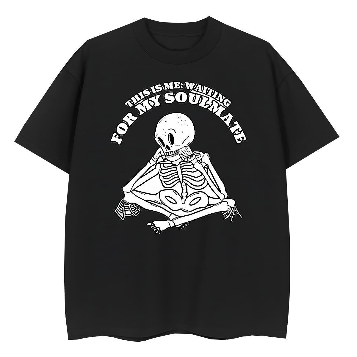 Custom T-Shirts 230g Pure Cotton O Neck Short Sleeves Daily Outfit halloween Unisex Tshirts Loose fit Custom Print Oversized Tee Shirt