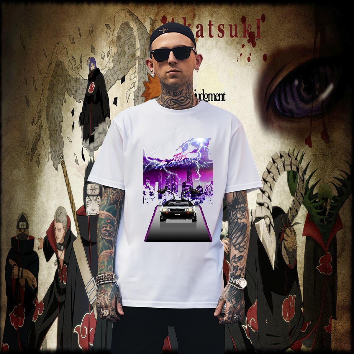 Free Shipping beach T shirt Sports Casual Men Tees 230g 100% Cotton 2024 DIY Crew Neck Breathable Oversized 4XL Tops