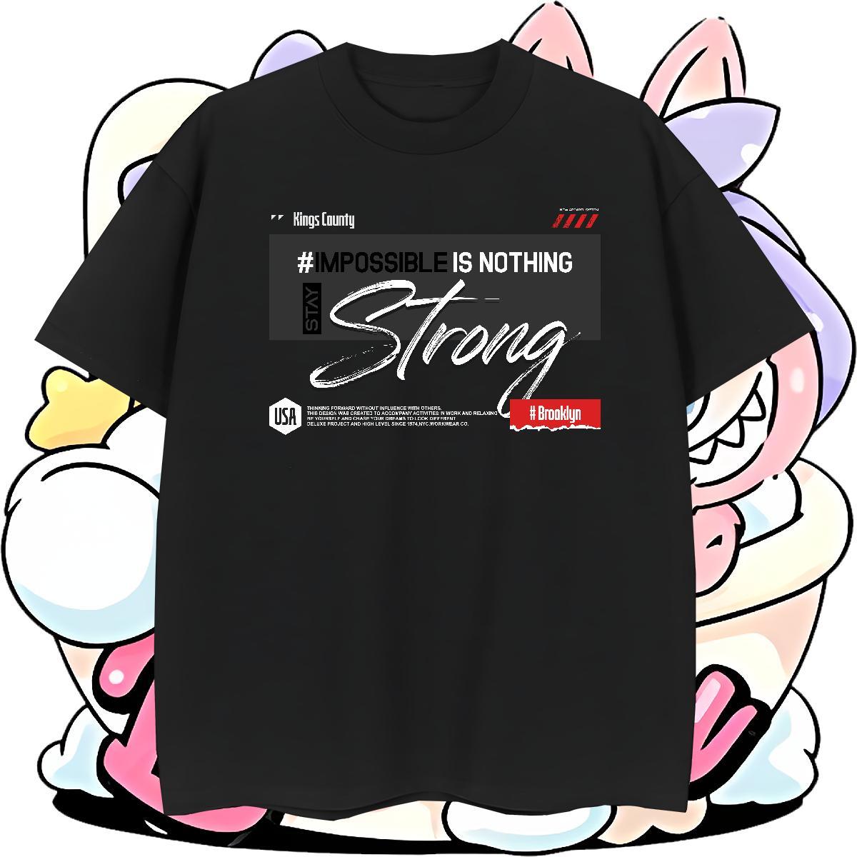 TOP Quality letter T shirt Street Casual Men Tshirts 230g Pure Cotton Fashion Designer Breathable Short Sleeve Graphic Wear