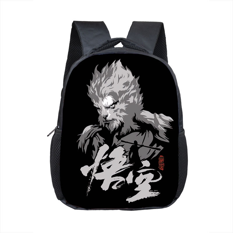 2024 New Black Myth Wukong game surrounding student backpack cartoon bag kindergarten 3-5 year old children bag