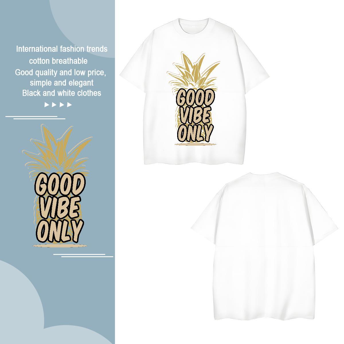 Classic letter Man T Shirts Spring Summer Men Tees 230g 100% Cotton Custom Short Sleeve O-Neck DIY Printed Clothes
