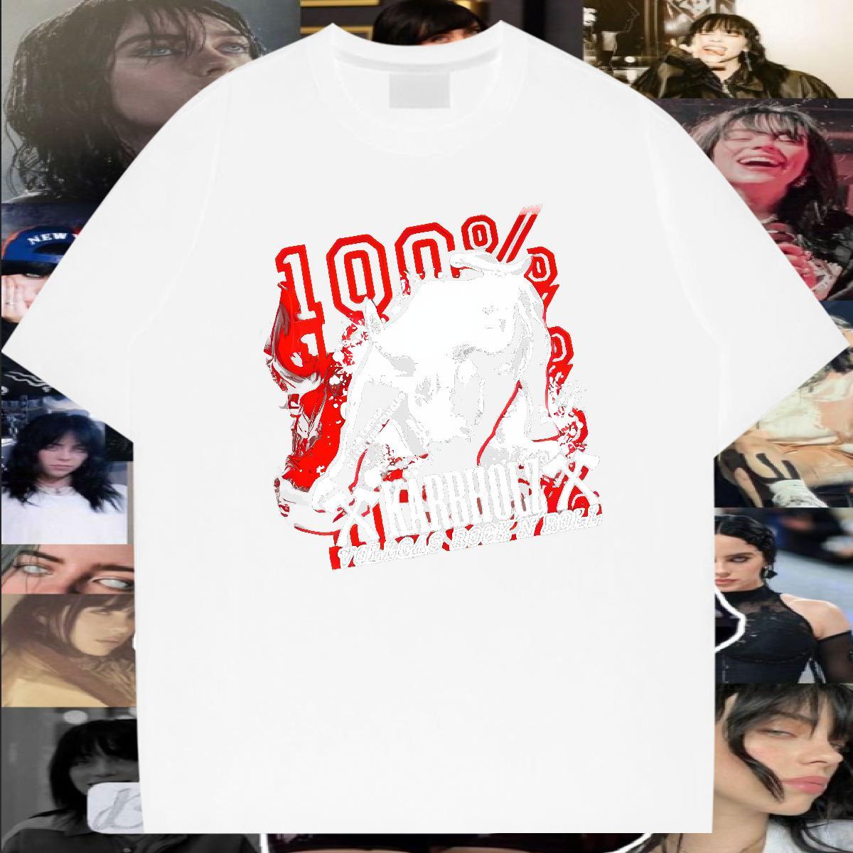 DIY Tshirts 100% Cotton 230g Daily Wear blood Breathable Soft T-Shirts Classic DIY Printed Top Tees