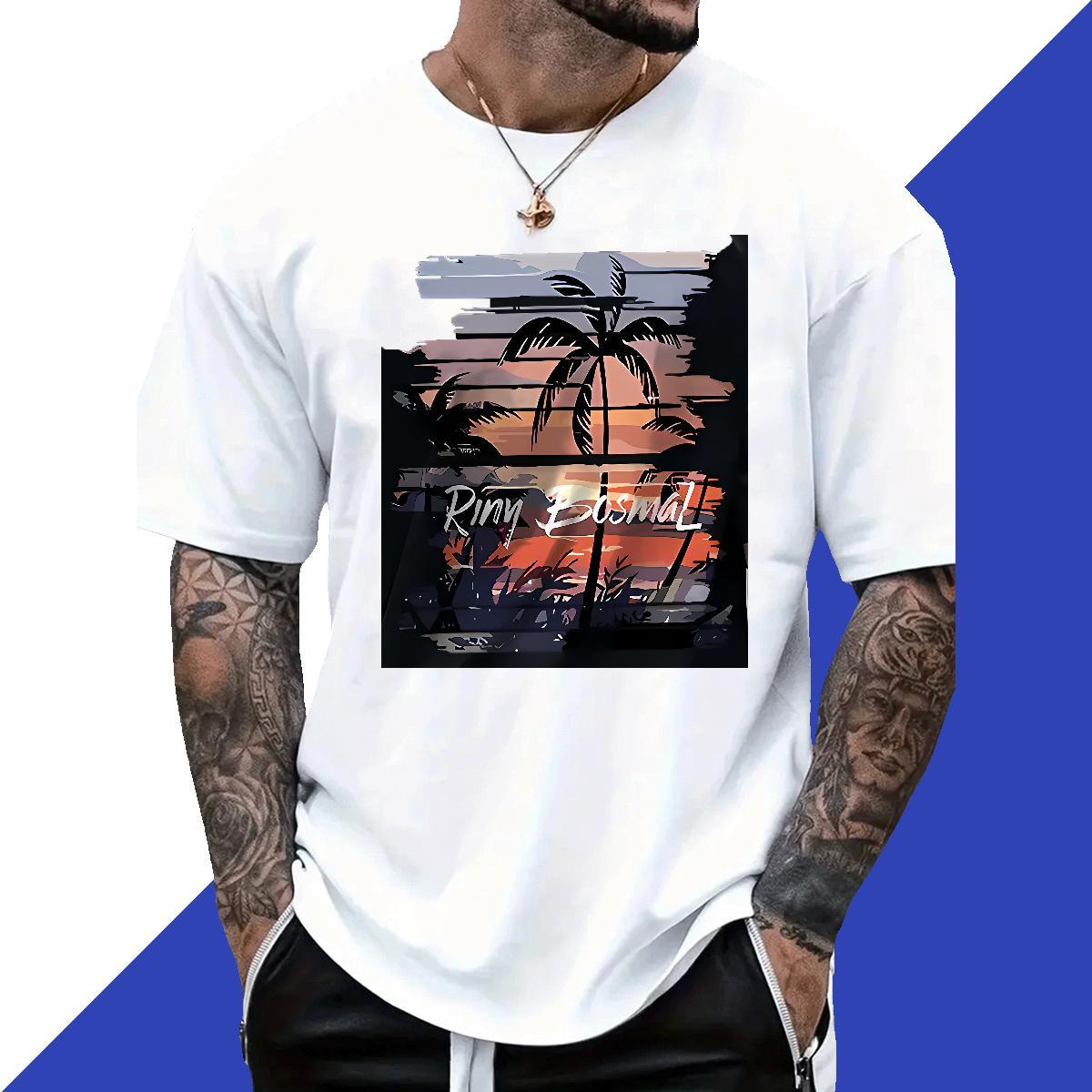 Classic Tshirt for Man Woman Street wear Hip Hop 230g Pure Cotton Asian Size Breathable scenery Mens T Shirts Fashion Design Tees Shirts