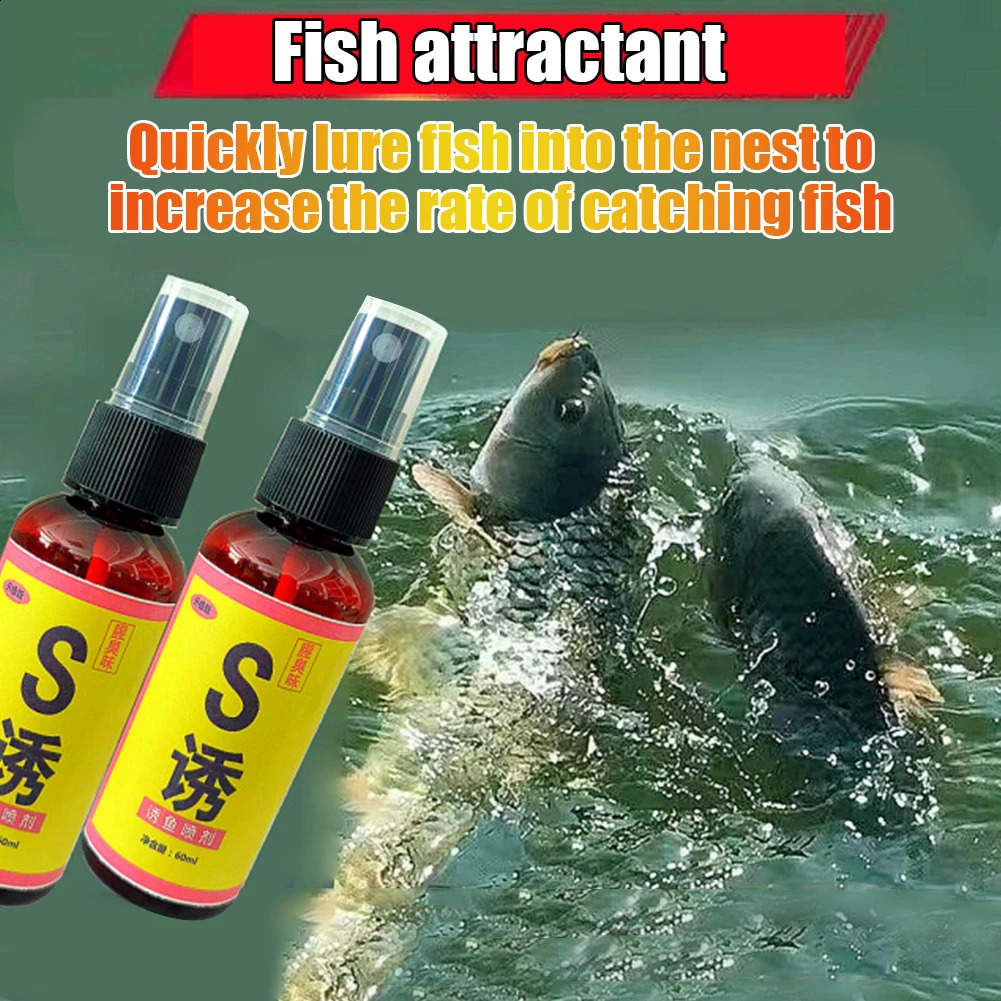 60ml Aqueous Solution Fish Bait for Fishing Crucian Carp Bait Nest Material Lure Additive Fishing Artifact Carp Fishing 240813