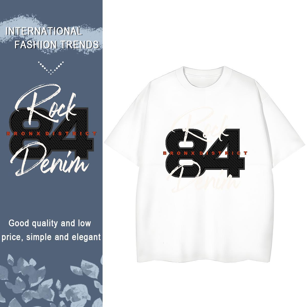 Soft Womens Tshirts 230g Pure Cotton letter Sports Street Wear T shirt Breathable Oversized L-4XL Tee Shirt