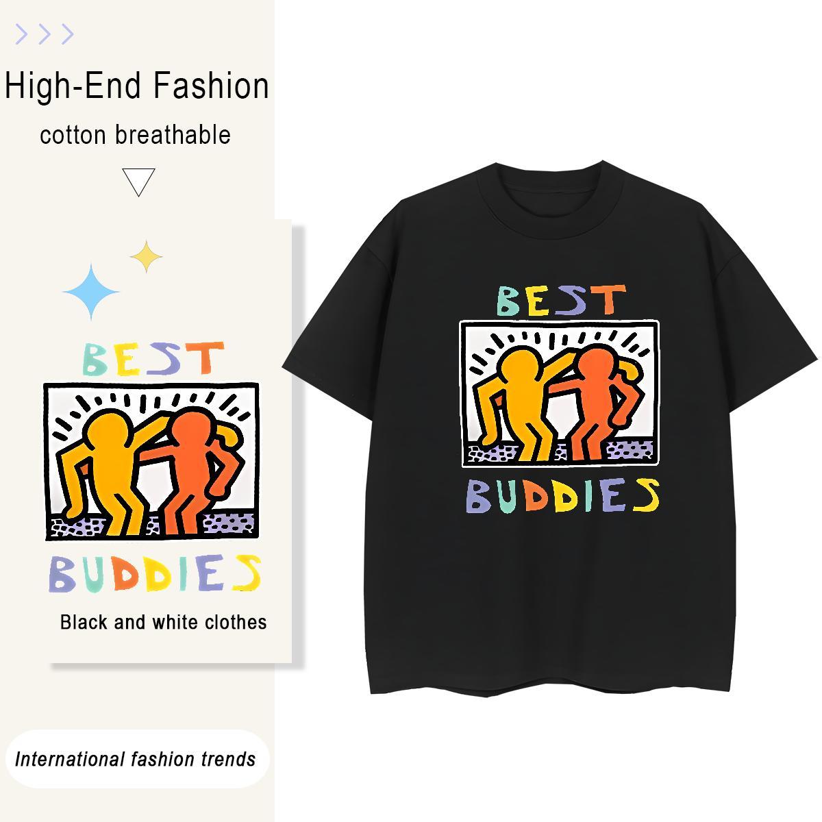 Classic Men Tops Tees Spring Summer 230g Cotton Custom Big Size Breathable Crew Neck letter T Shirts Men New Tshirts