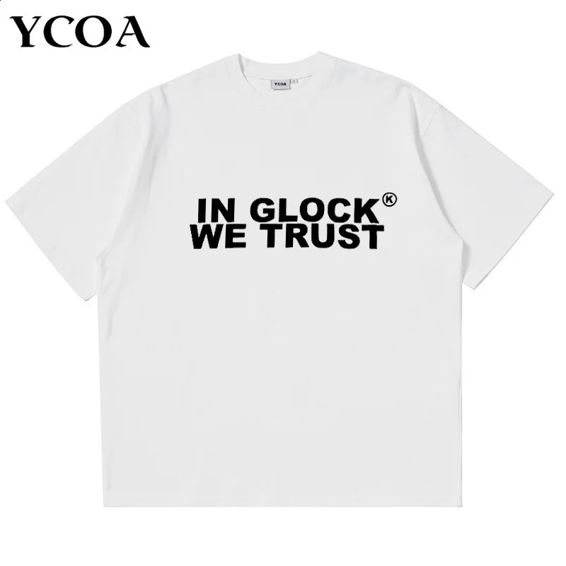 Mens Tshirt made of 100% pure cotton Y2k street clothing with Korean style fashion printing Gothic Harajuku retro top oversized aesthetic 240822