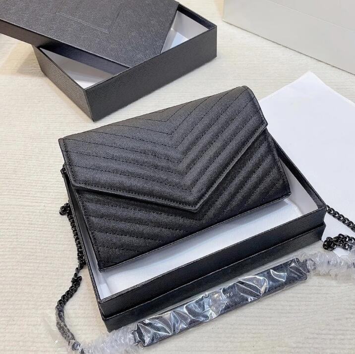 High Quality Cassandre Matelasse Wallets Luxury Women Wallet Mini Purses Crossbody Designer Bag Woman Handbag Shoulder Bags Designers Envelope Handbag Bag A685