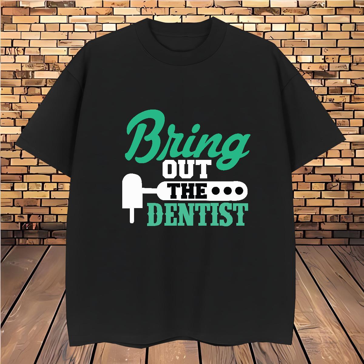 Free Shipping Denstist Man T Shirts Sport Couples T Shirts 230g Pure Cotton Fashion Design Breathable Crew Neck Customized Print Tees