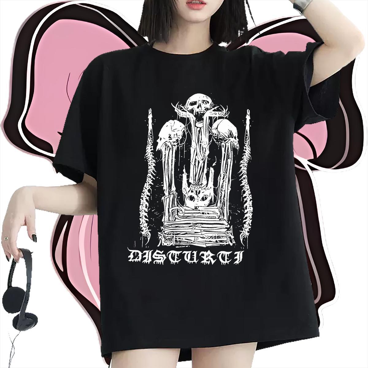 Stylist T-Shirts 230g Pure Cotton Breathable Casual Beach skull Tshirt for Man Woman Female Custom Printing Clothes